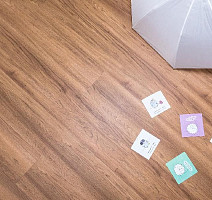 Кварцвиниловые полы Ecoclick Wood  клеевой 2.3мм NOX-1707 Дуб Виши фото 1 | FLOORDEALER